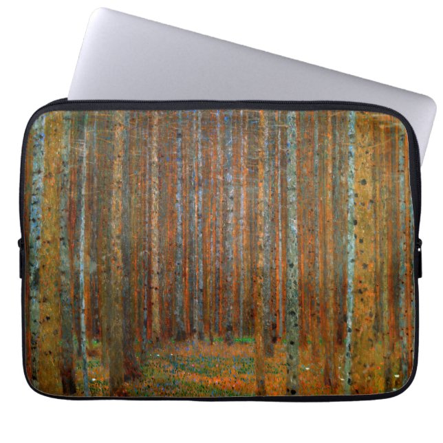 Gustav Klimt - Tannenwald Pine Forest Laptop Sleeve (Front)