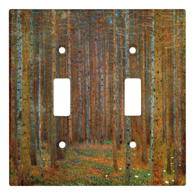 Gustav Klimt - Tannenwald Pine Forest Light Switch Cover (Front)