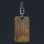 Gustav Klimt - Tannenwald Pine Forest Luggage Tag<br><div class="desc">Fir Forest / Tannenwald Pine Forest - Gustav Klimt,  Oil on Canvas,  1902</div>
