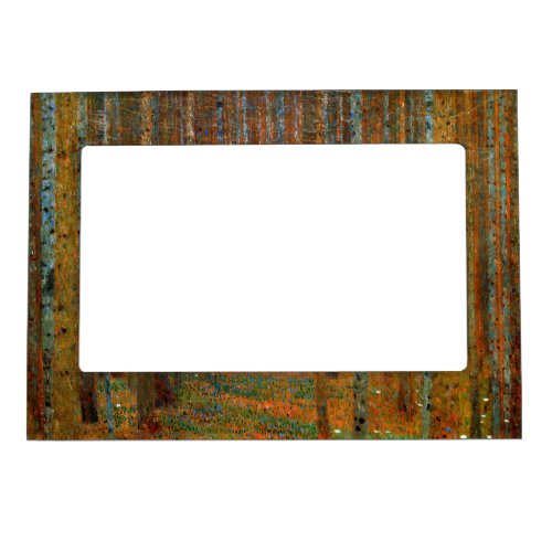 Gustav Klimt _ Tannenwald Pine Forest Magnetic Frame
