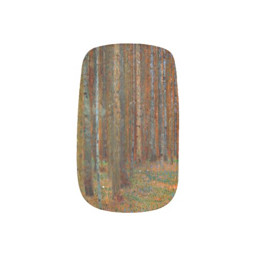 Gustav Klimt _ Tannenwald Pine Forest Minx Nail Art
