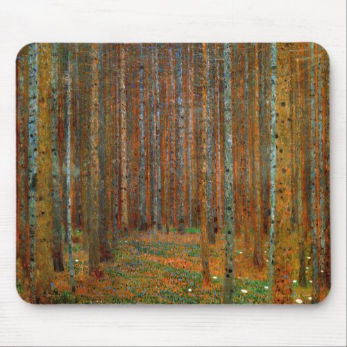 Gustav Klimt _ Tannenwald Pine Forest Mouse Pad