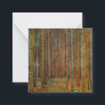 Gustav Klimt - Tannenwald Pine Forest Note Card<br><div class="desc">Fir Forest / Tannenwald Pine Forest - Gustav Klimt,  Oil on Canvas,  1902</div>