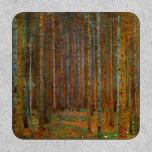 Gustav Klimt - Tannenwald Pine Forest Patch<br><div class="desc">Fir Forest / Tannenwald Pine Forest - Gustav Klimt,  Oil on Canvas,  1902</div>