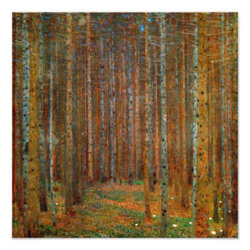 Gustav Klimt _ Tannenwald Pine Forest Photo Print