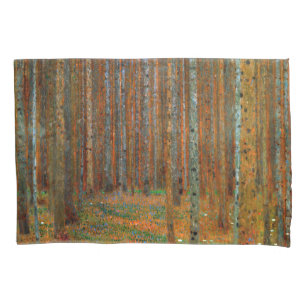 Gustav Klimt - Tannenwald Pine Forest Pillow Case