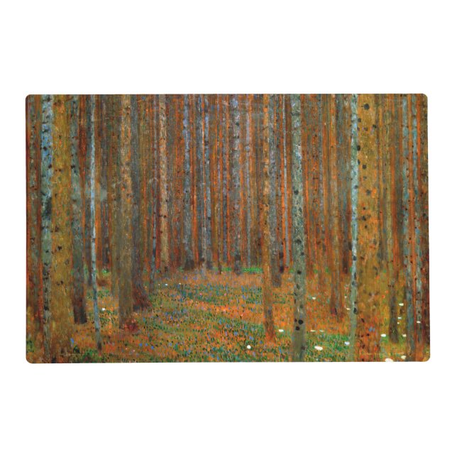 Gustav Klimt - Tannenwald Pine Forest Placemat (Front)