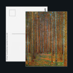 Gustav Klimt - Tannenwald Pine Forest Postcard<br><div class="desc">Fir Forest / Tannenwald Pine Forest - Gustav Klimt,  Oil on Canvas,  1902</div>