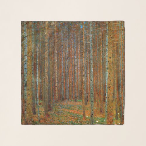 Gustav Klimt _ Tannenwald Pine Forest Scarf
