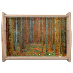 Gustav Klimt - Tannenwald Pine Forest Serving Tray