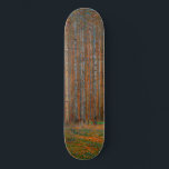 Gustav Klimt - Tannenwald Pine Forest Skateboard<br><div class="desc">Fir Forest / Tannenwald Pine Forest - Gustav Klimt,  Oil on Canvas,  1902</div>