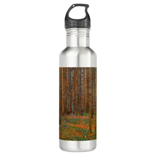 Gustav Klimt _ Tannenwald Pine Forest Stainless Steel Water Bottle