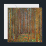 Gustav Klimt - Tannenwald Pine Forest Thank You Card<br><div class="desc">Fir Forest / Tannenwald Pine Forest - Gustav Klimt,  Oil on Canvas,  1902</div>