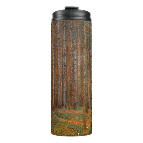 Gustav Klimt _ Tannenwald Pine Forest Thermal Tumbler