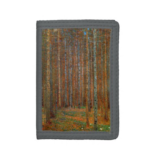 Gustav Klimt _ Tannenwald Pine Forest Trifold Wallet