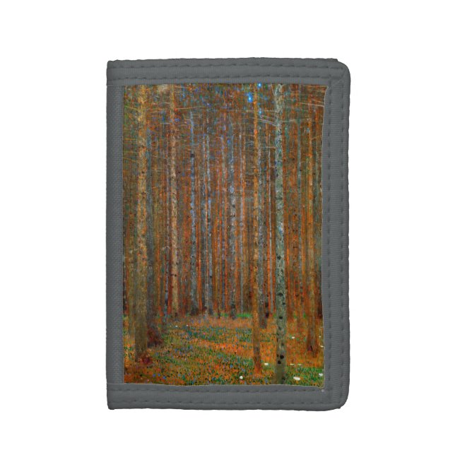 Gustav Klimt - Tannenwald Pine Forest Trifold Wallet (Front Vertical)