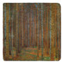 Gustav Klimt - Tannenwald Pine Forest Trivet
