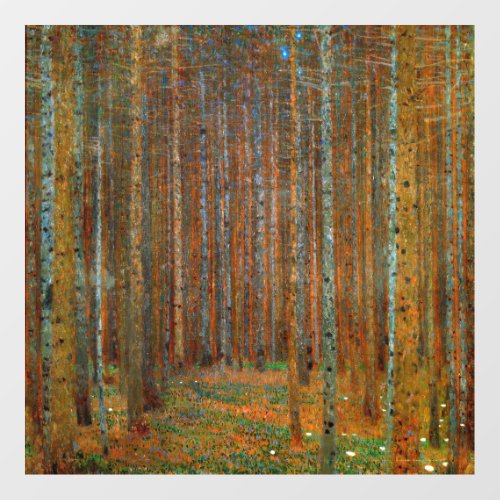 Gustav Klimt _ Tannenwald Pine Forest Wall Decal