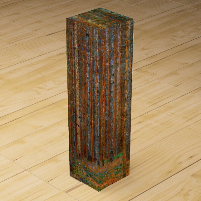 Gustav Klimt - Tannenwald Pine Forest Wine Box (Front)