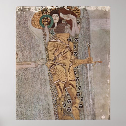 Gustav Klimt _ The Beethoven Frieze Poster