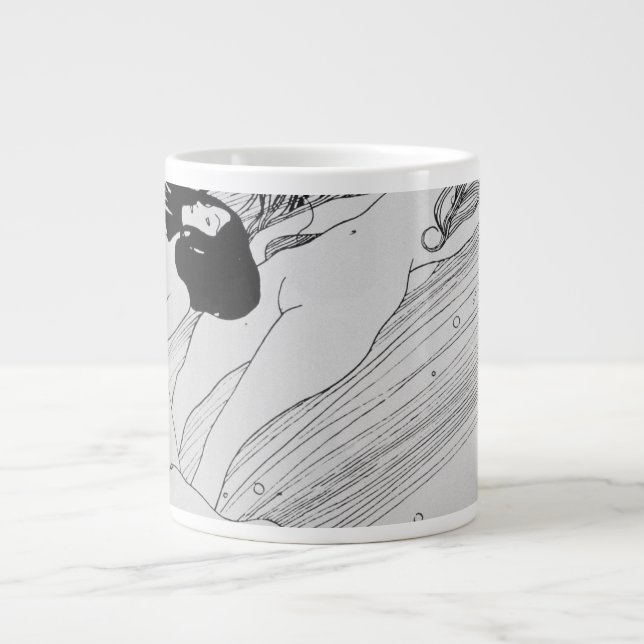 Gustav Klimt - The Blood Of Fish Giant Coffee Mug (Front)