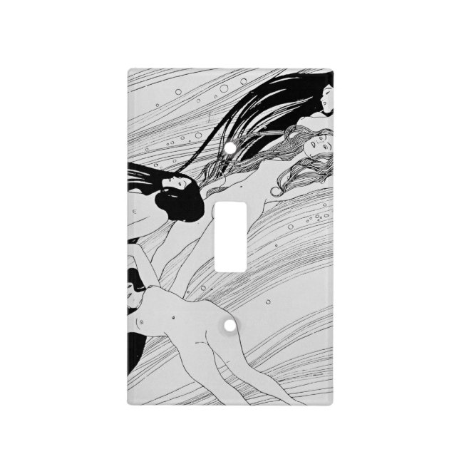 Gustav Klimt - The Blood Of Fish Light Switch Cover (Front)