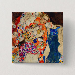 Gustav Klimt - The Bride (unfinished) Button