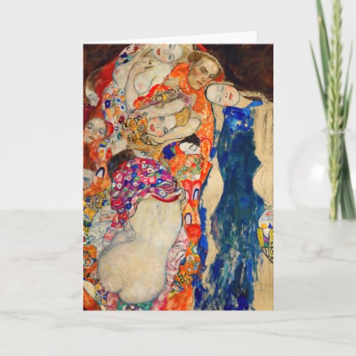 Gustav Klimt _ The Bride unfinished Card