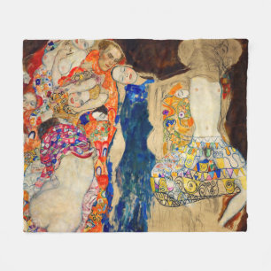 Gustav Klimt - The Bride (unfinished) Fleece Blanket