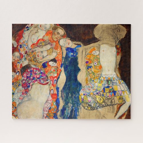 Gustav Klimt _ The Bride unfinished Jigsaw Puzzle