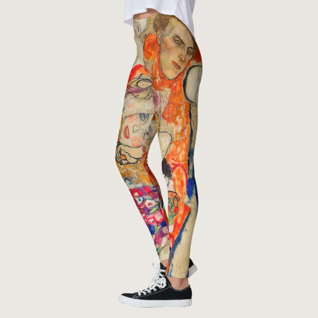 Gustav Klimt - The Bride (unfinished) Leggings (Left)