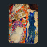 Gustav Klimt - The Bride (unfinished) Magnet<br><div class="desc">The Bride (unfinished) - Gustav Klimt,  Oil on Canvas,  1917-1918</div>