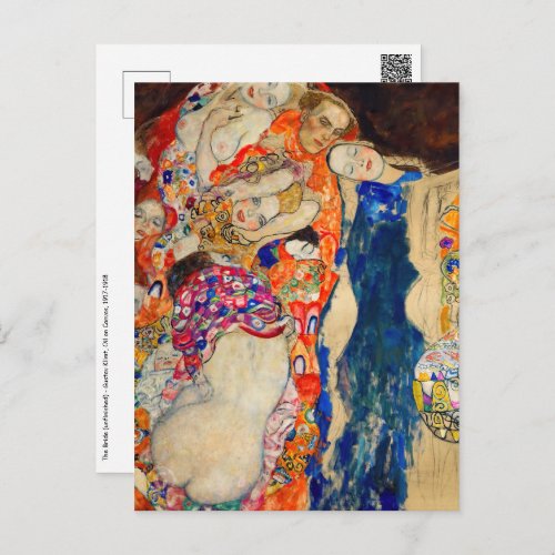 Gustav Klimt _ The Bride unfinished Postcard