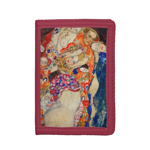 Gustav Klimt _ The Bride unfinished Trifold Wallet