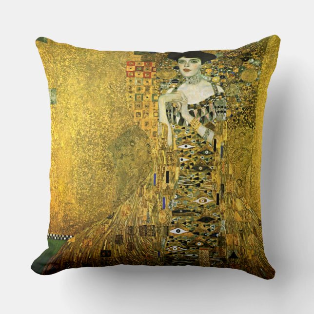 Gustav Klimt The Golden Lady Cushions (Front)