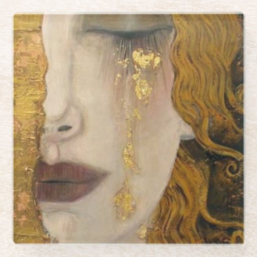 Gustav Klimt The Golden Tear Coaster