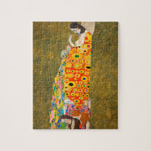 Gustav Klimt The Hope II, Die Hoffnung II Jigsaw Puzzle