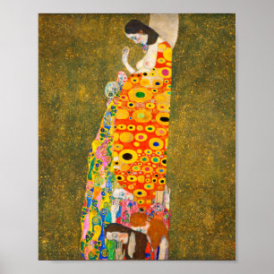 Gustav Klimt The Hope II, Die Hoffnung II Poster