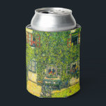Gustav Klimt The House of Guardaboschi Can Cooler<br><div class="desc">Can Cooler featuring Gustav Klimt’s oil painting The House of Guardaboschi (1912). This Art Nouveau masterpiece depicts a large house adorned in beautiful green vines. Flowers decorate the front yard. A fabulous gift for fans of Art Nouveau and Austrian art!</div>