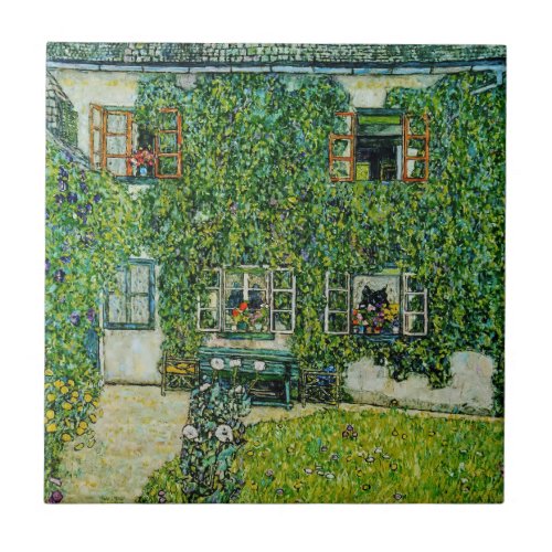 Gustav Klimt _ The House of Guardaboschi Ceramic Tile