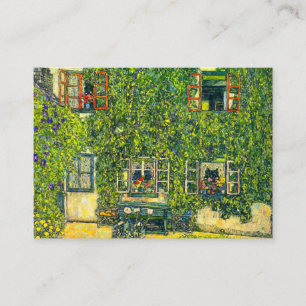 Gustav Klimt The House of Guardaboschi Enclosure Card