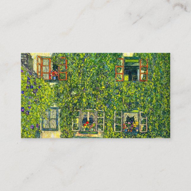 Gustav Klimt The House of Guardaboschi Enclosure Card (Front)