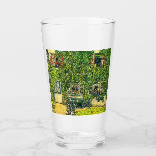 Gustav Klimt The House of Guardaboschi Glass (Front)