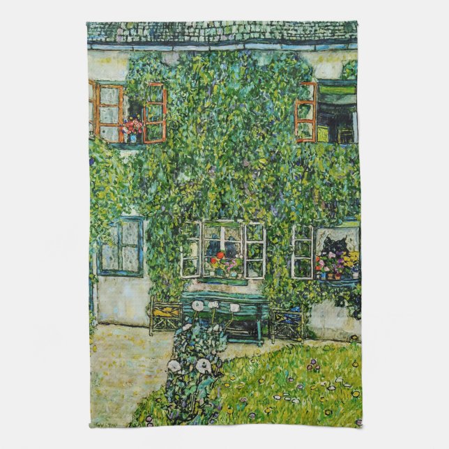 Gustav Klimt - The House of Guardaboschi Kitchen Towel (Vertical)