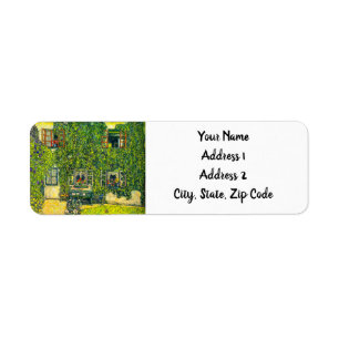 Gustav Klimt The House of Guardaboschi Label