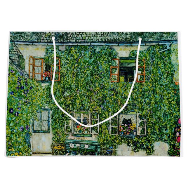 Gustav Klimt - The House of Guardaboschi Large Gift Bag (Front)