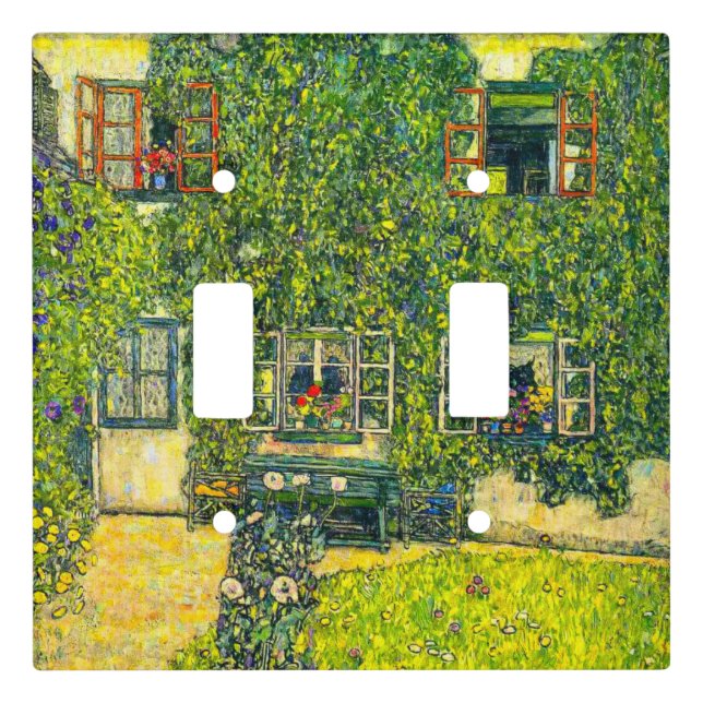 Gustav Klimt The House of Guardaboschi Light Switch Cover (Front)