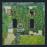 Gustav Klimt - The House of Guardaboschi Light Switch Cover<br><div class="desc">The House of Guardaboschi / House in Weissenbach of Attersee Lake - Gustav Klimt,  Oil on Canvas,  1912</div>