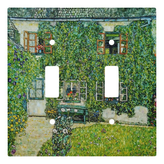 Gustav Klimt - The House of Guardaboschi Light Switch Cover (Front)