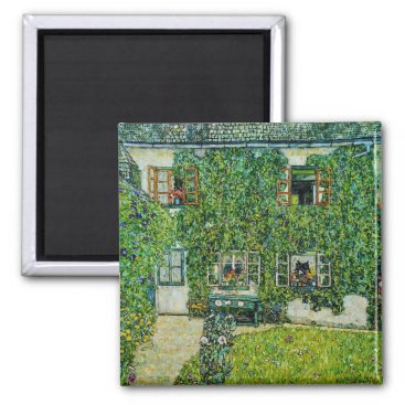 Gustav Klimt - The House of Guardaboschi Magnet